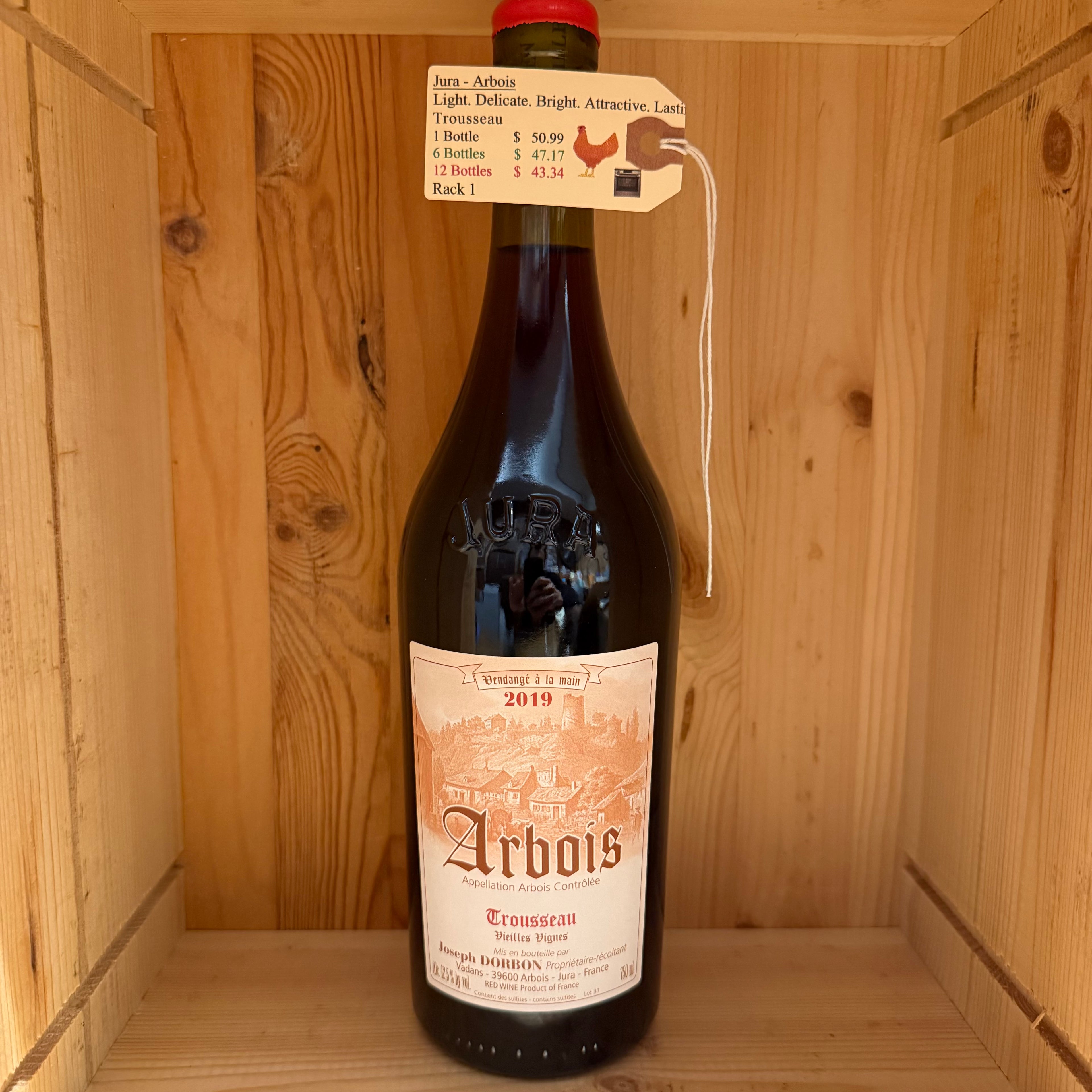 Joseph Dorbon Arbois Trousseau Jura 2019