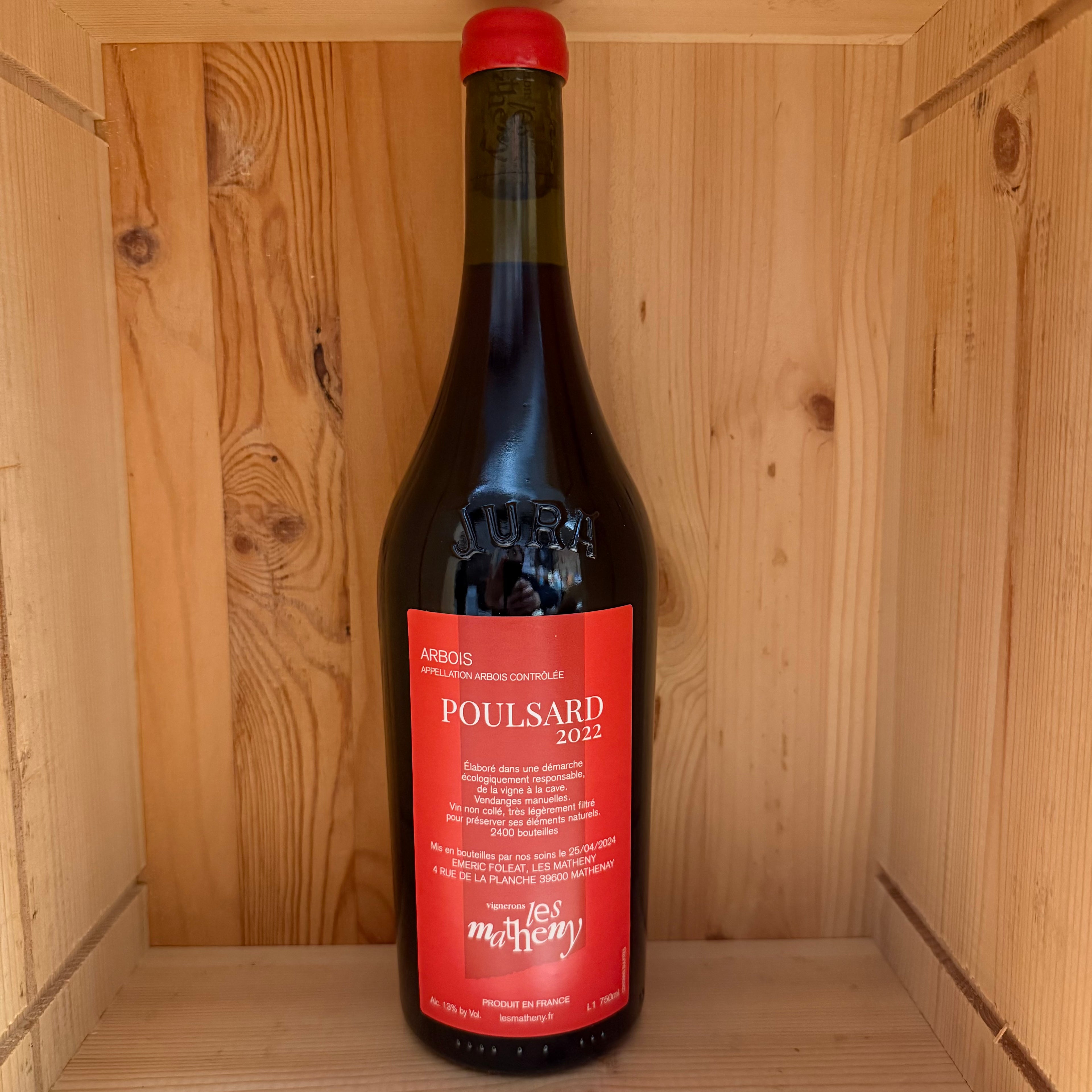 Les Matheny Arbois Poulsard Jura 2022